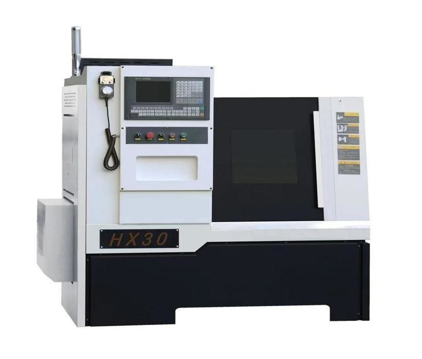 Настраиваемая небольшая горизонтальная плоская кроватка CNC поворотный станк Hx30 для индивидуальных требований